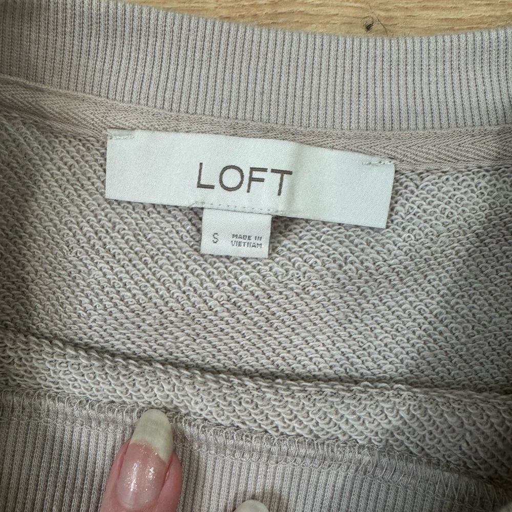 LOFT Knotted Sweatshirt - Picture 2 of 5